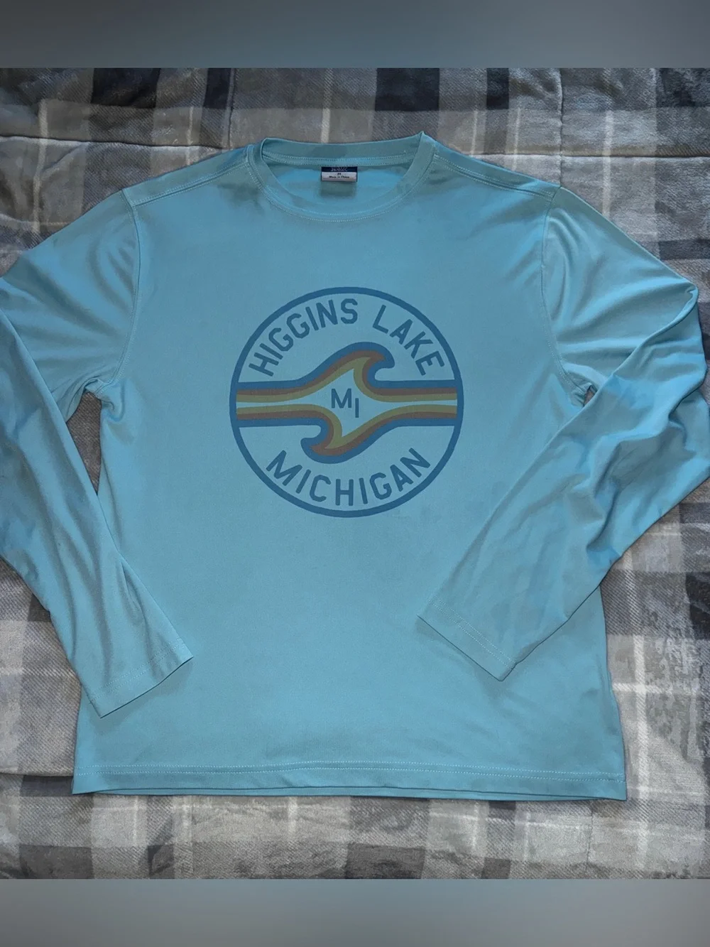 Higgins Lake MI Rashguard beach Water Shirt